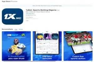 1xBet Nigeria Mobile App